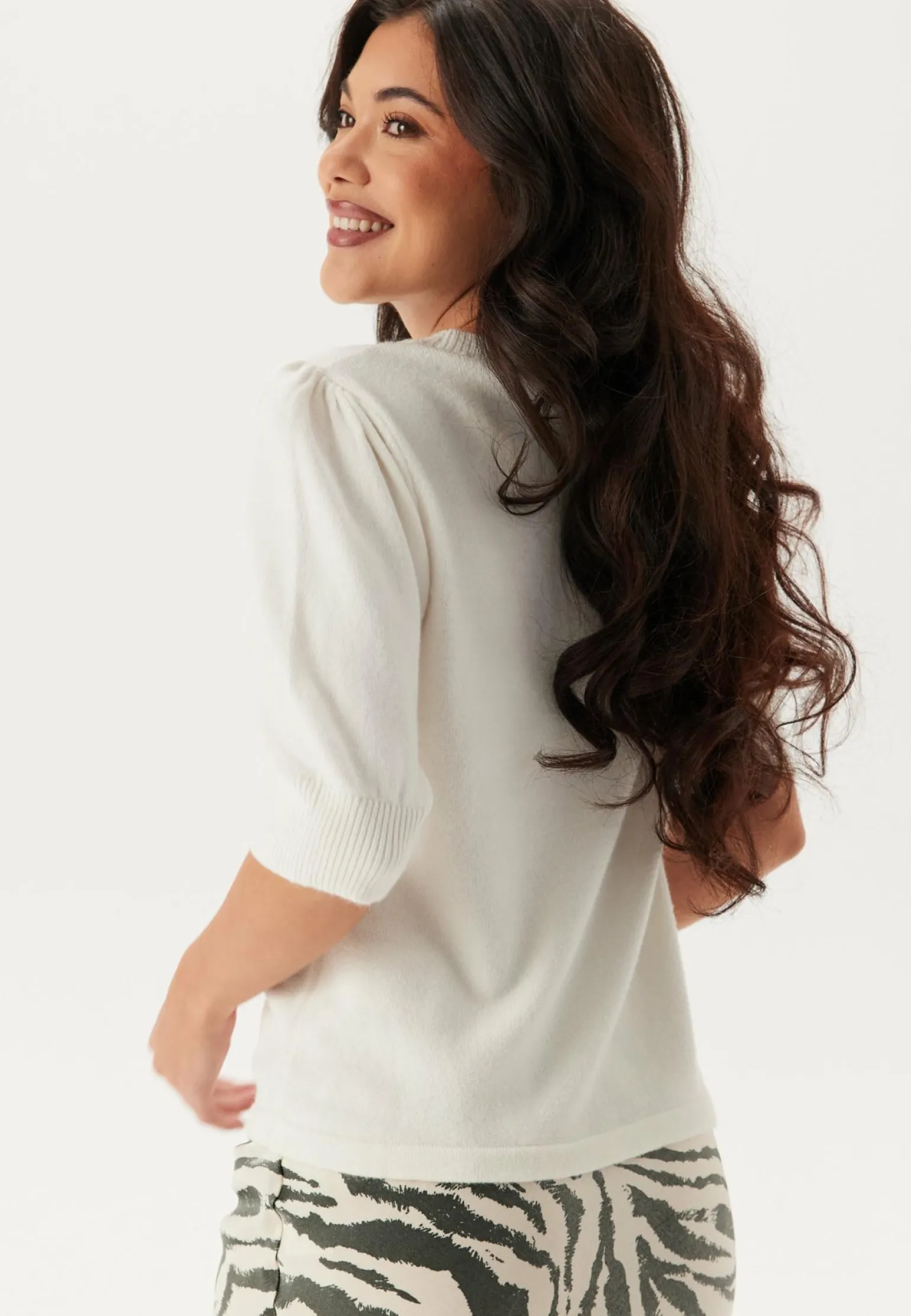 Viril 2/4 SLEEVE O-NECK KNIT T