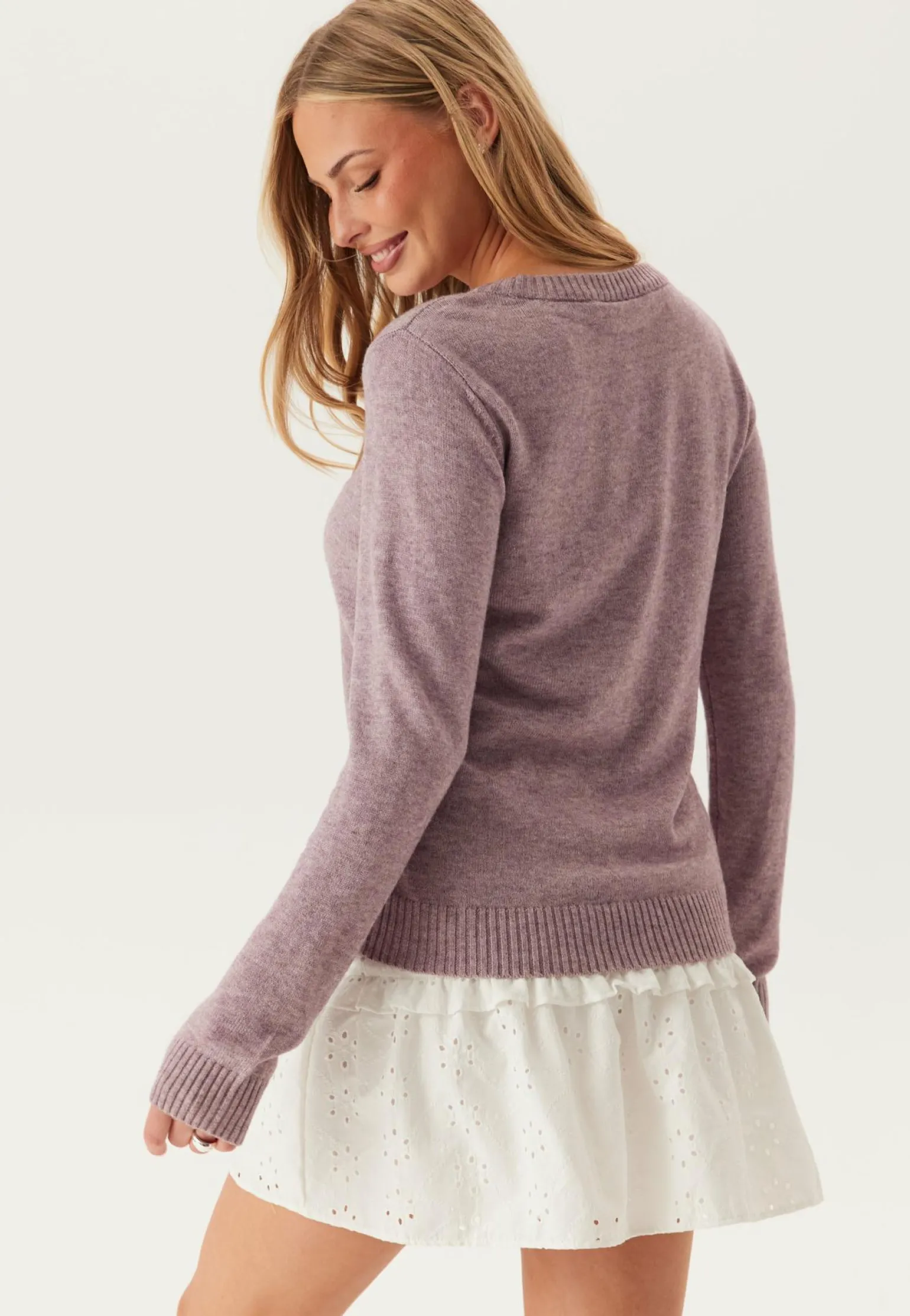 Viril O-neck L/S KNIT TOP