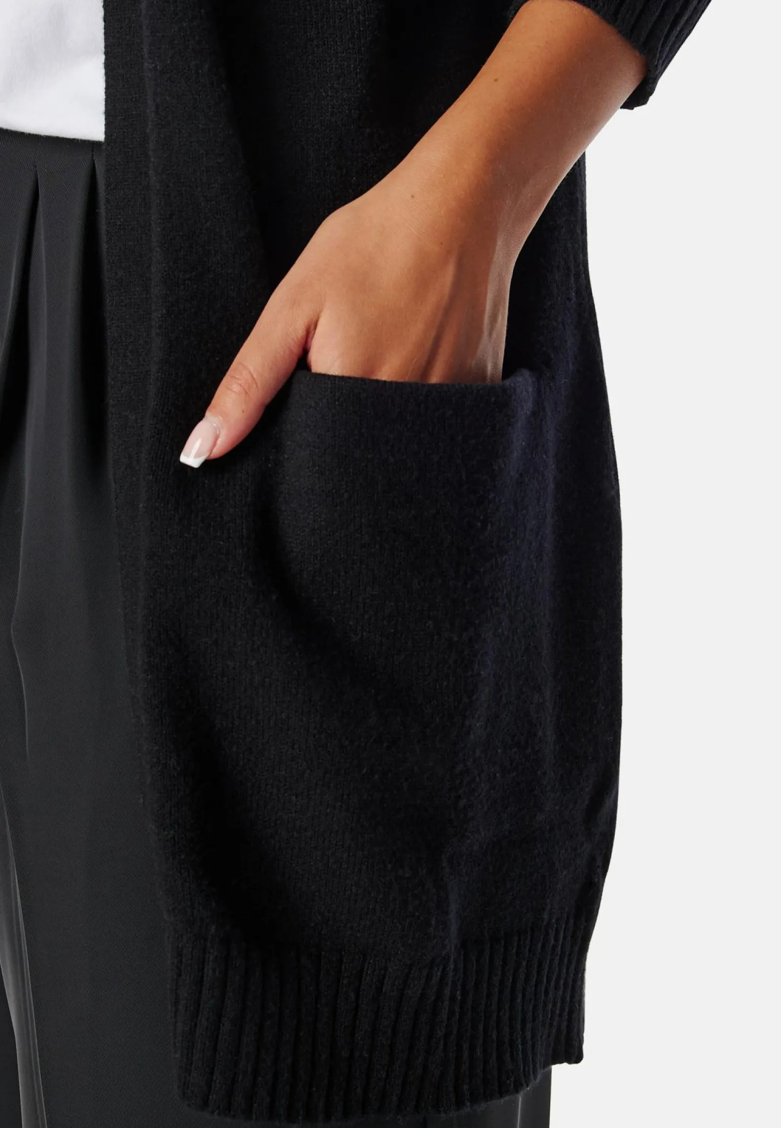 Viril Open L/S Knit Cardigan