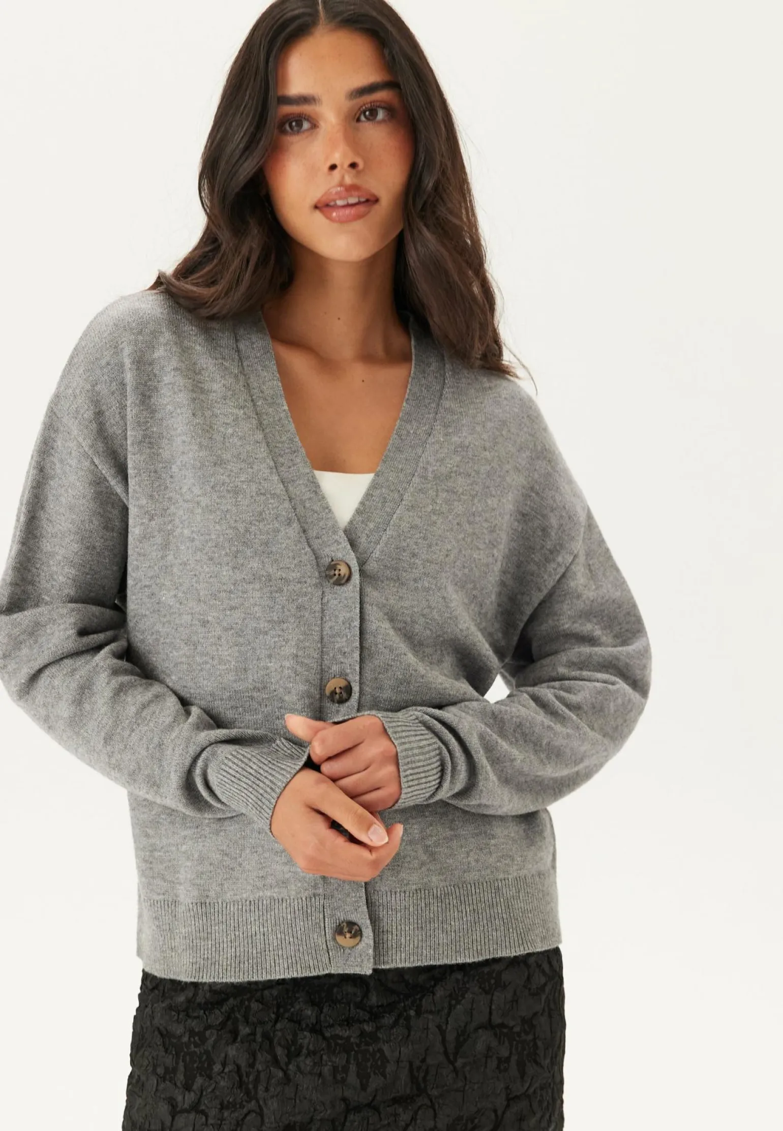 Viril V-neck Knit Cardigan
