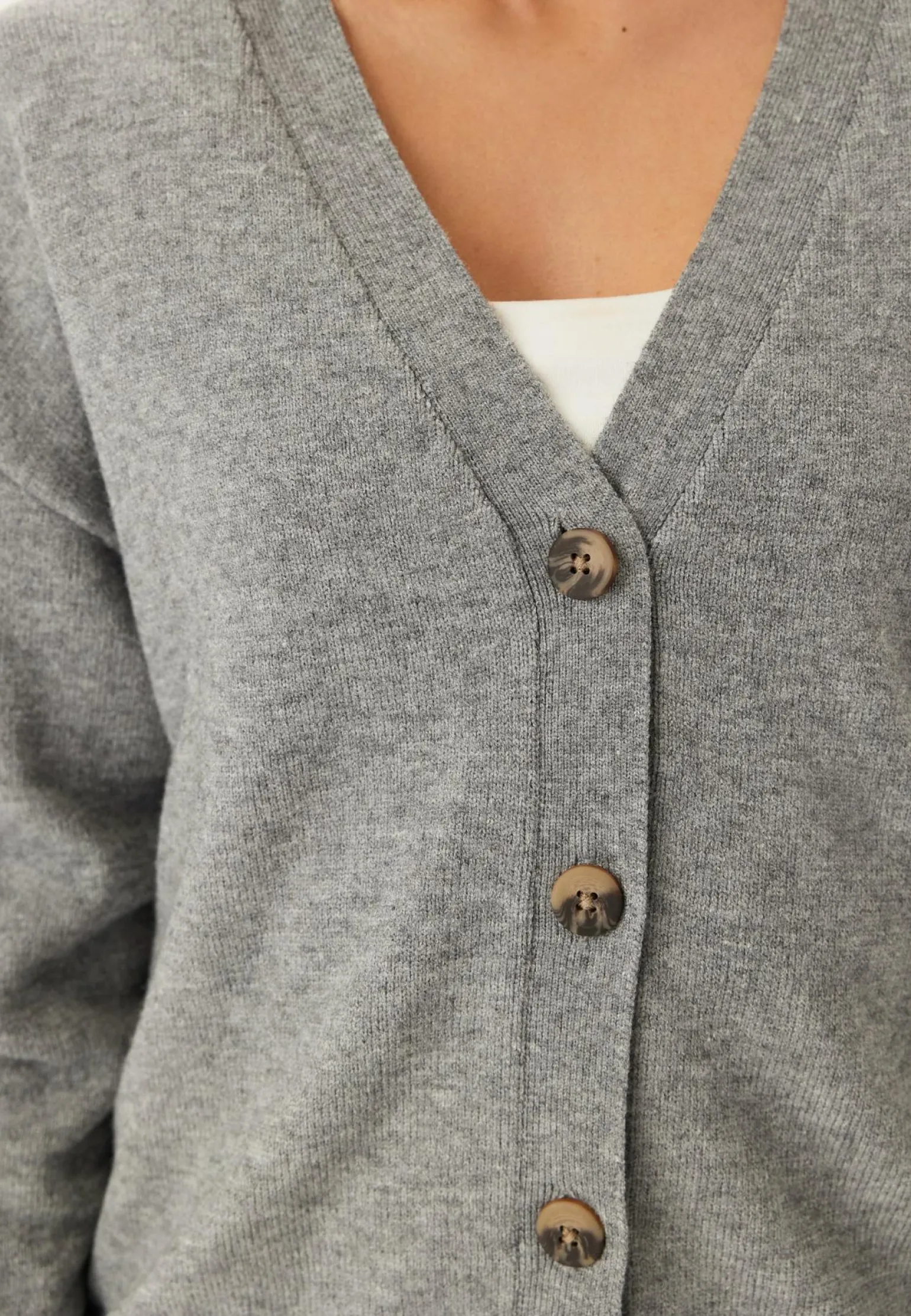 Viril V-neck Knit Cardigan