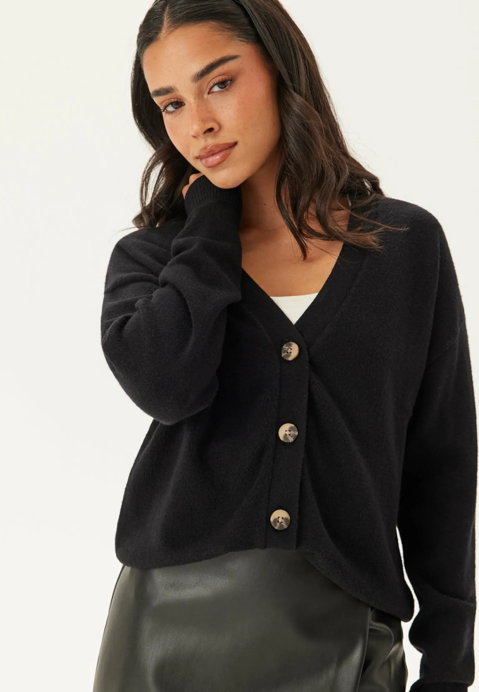 Viril V-neck Knit Cardigan