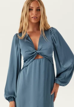 Vischasta L/S CUT OUT MIDI DRESS