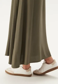 Viscose Belted Shirt Dress