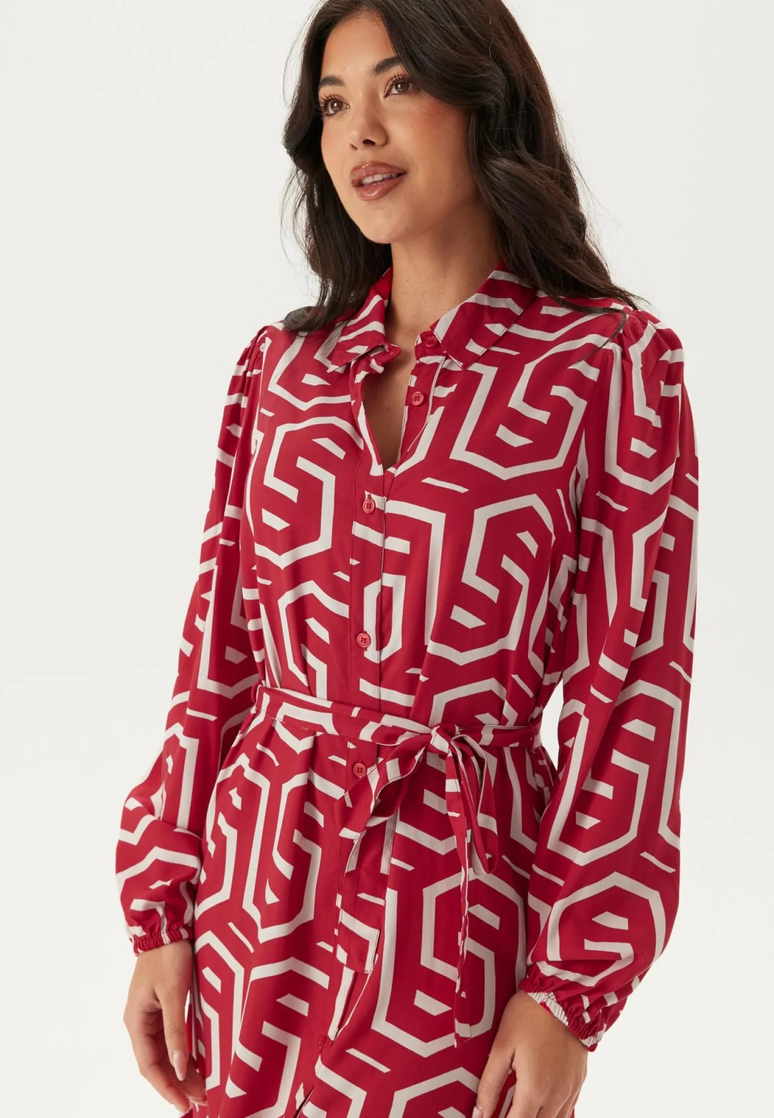 Viscose Long Sleeve Dress