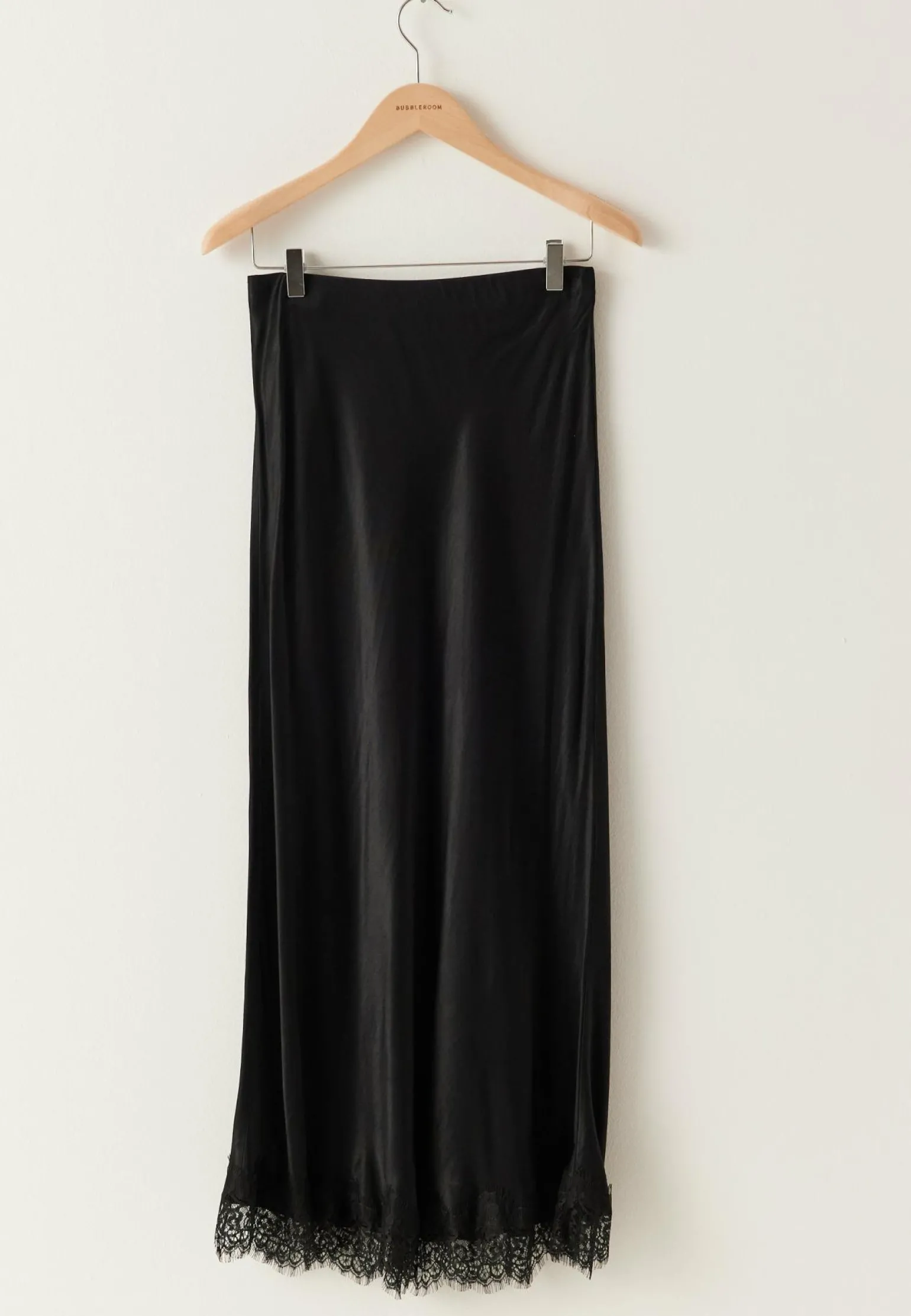 Viscose Satin Lace Skirt
