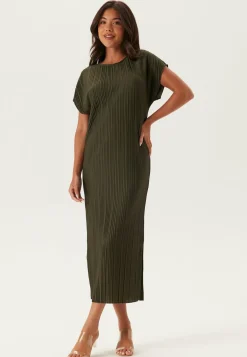 Vitahlia O-neck C/S MIDI DRESS