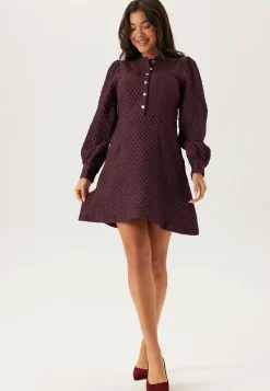 Vitaliama L/S JAQCUARD DRESS