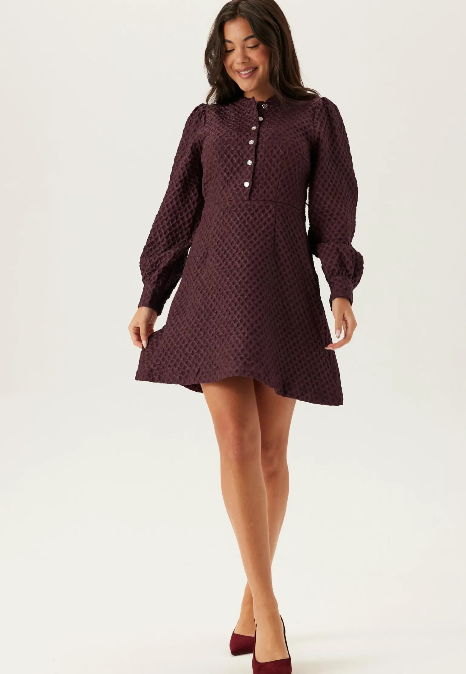 Vitaliama L/S JAQCUARD DRESS