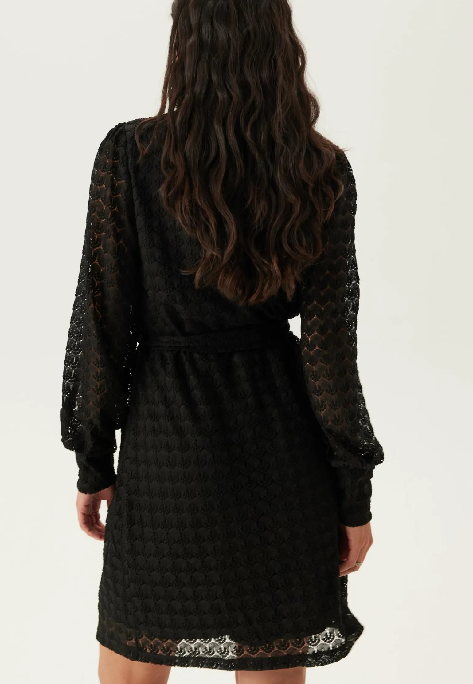 Vmbecca Ls O-neck Lace Dress