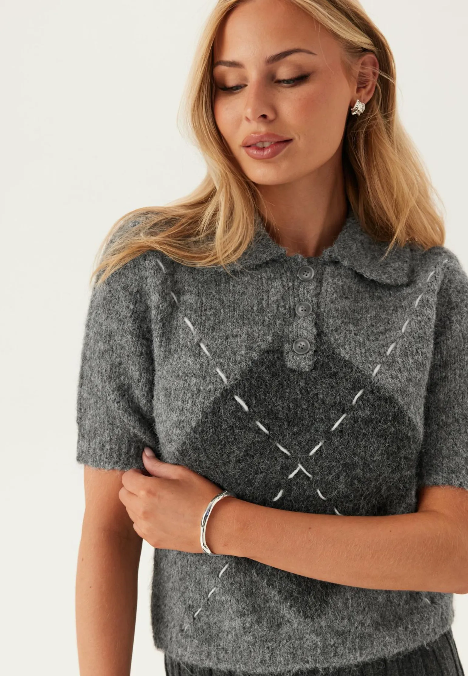 Vmbliss 2/4 POLONECK PULLOVER