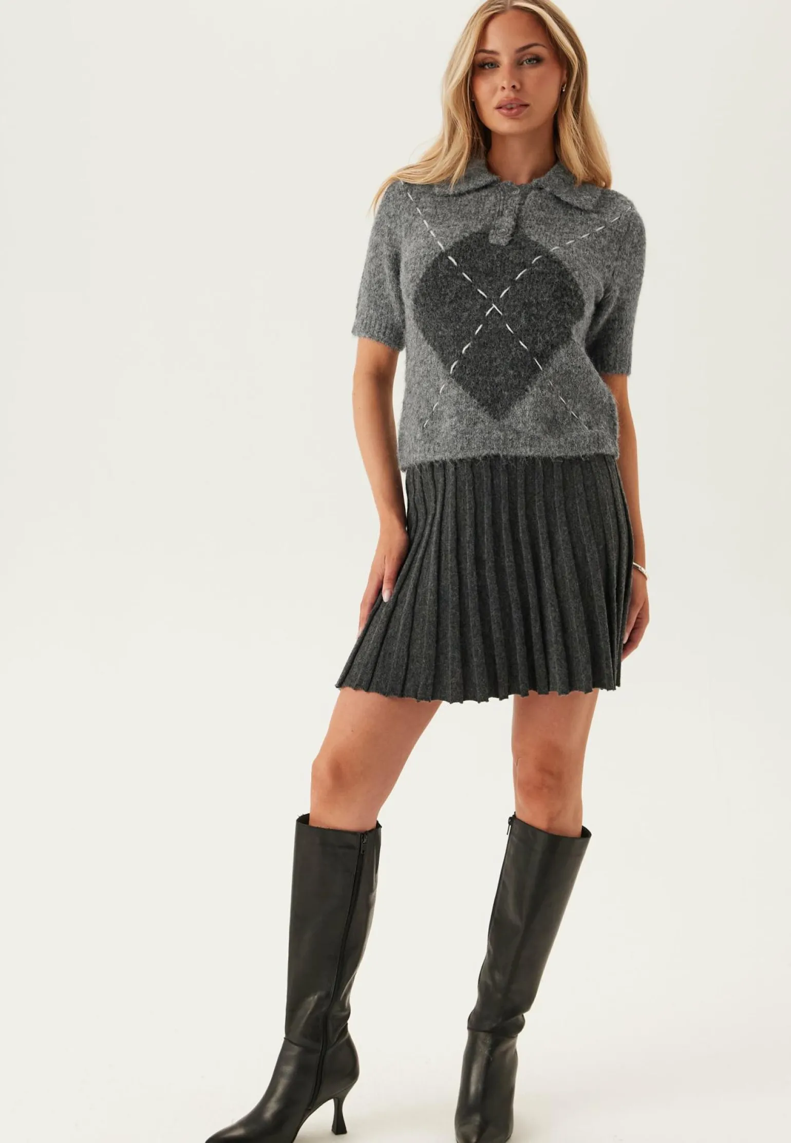 Vmbliss 2/4 POLONECK PULLOVER