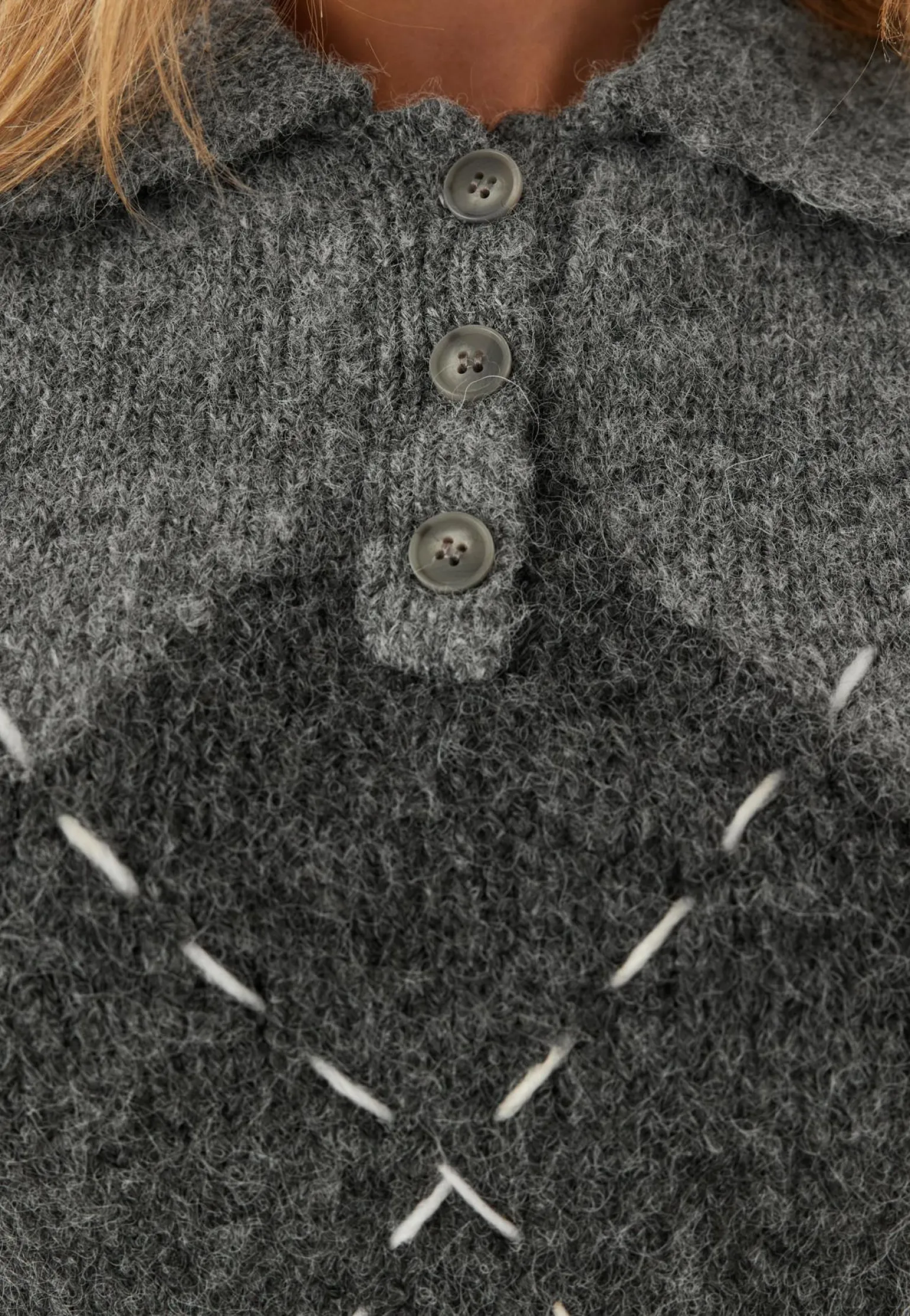 Vmbliss 2/4 POLONECK PULLOVER