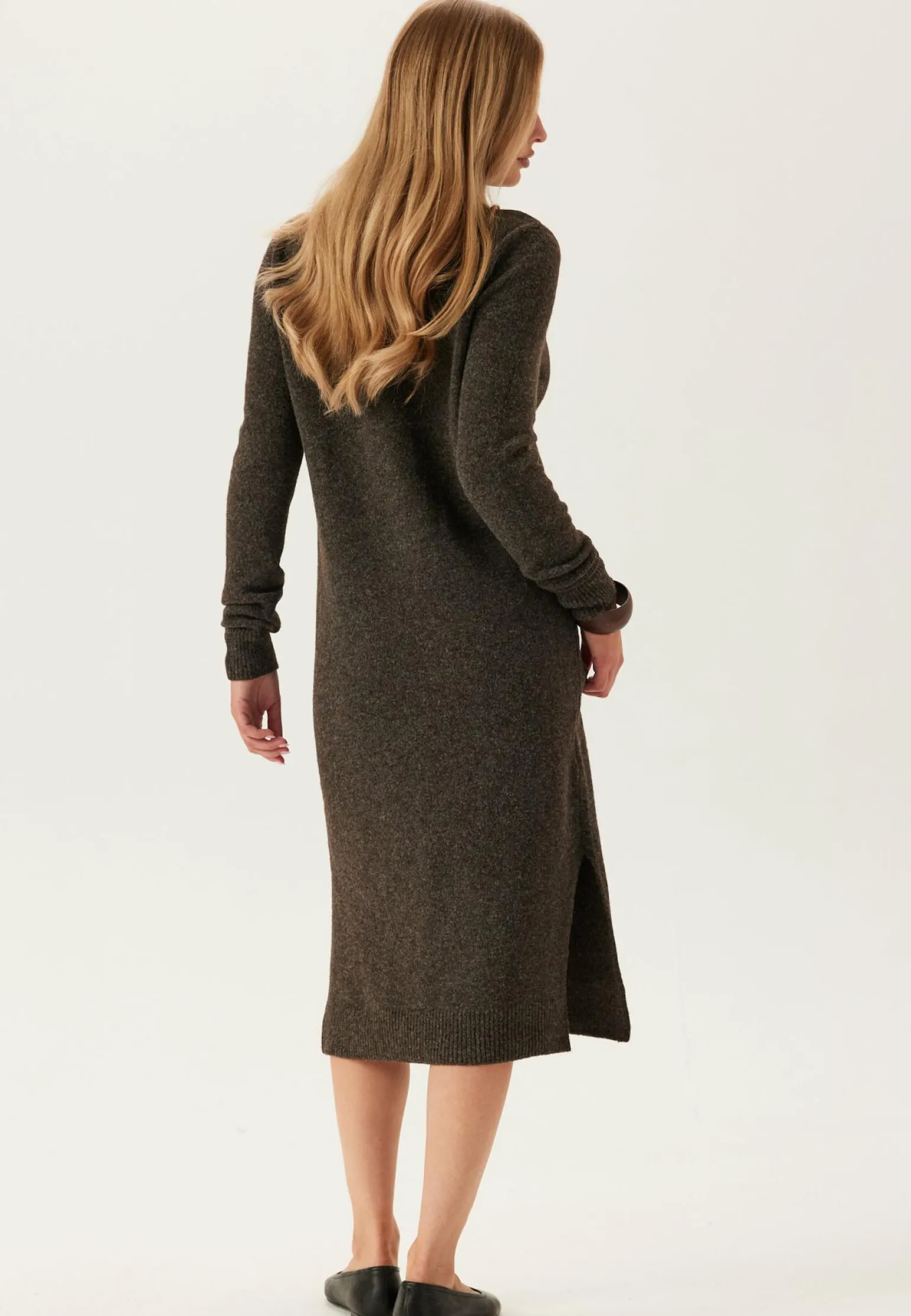 Vmboom Ls Rollneck Dress