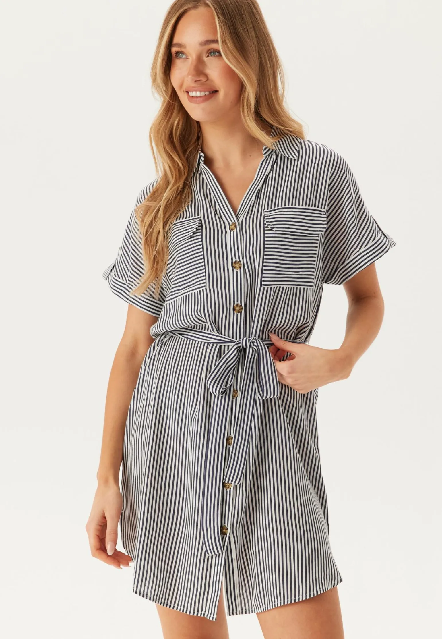 Vmbumpy Ss Short Shirt Dress