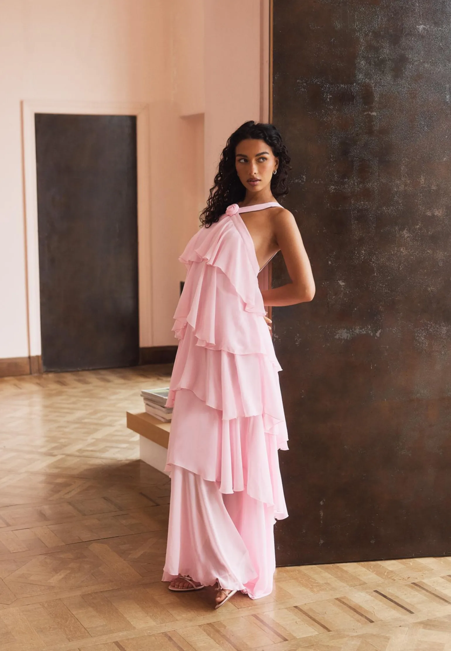Vmfelicia Sl Ruffle Maxi Dress