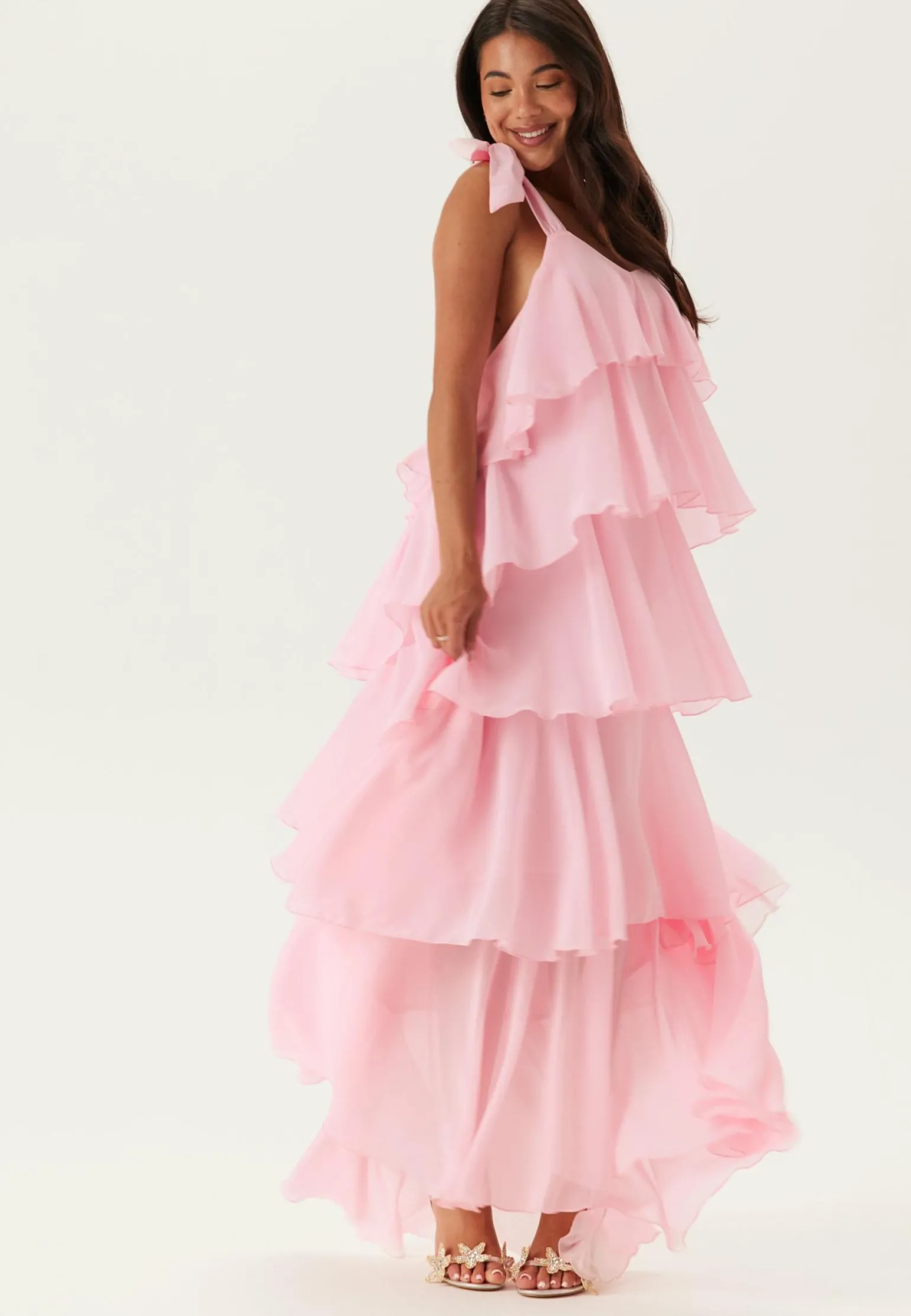 Vmfelicia Tiestrap Ruffle Maxi