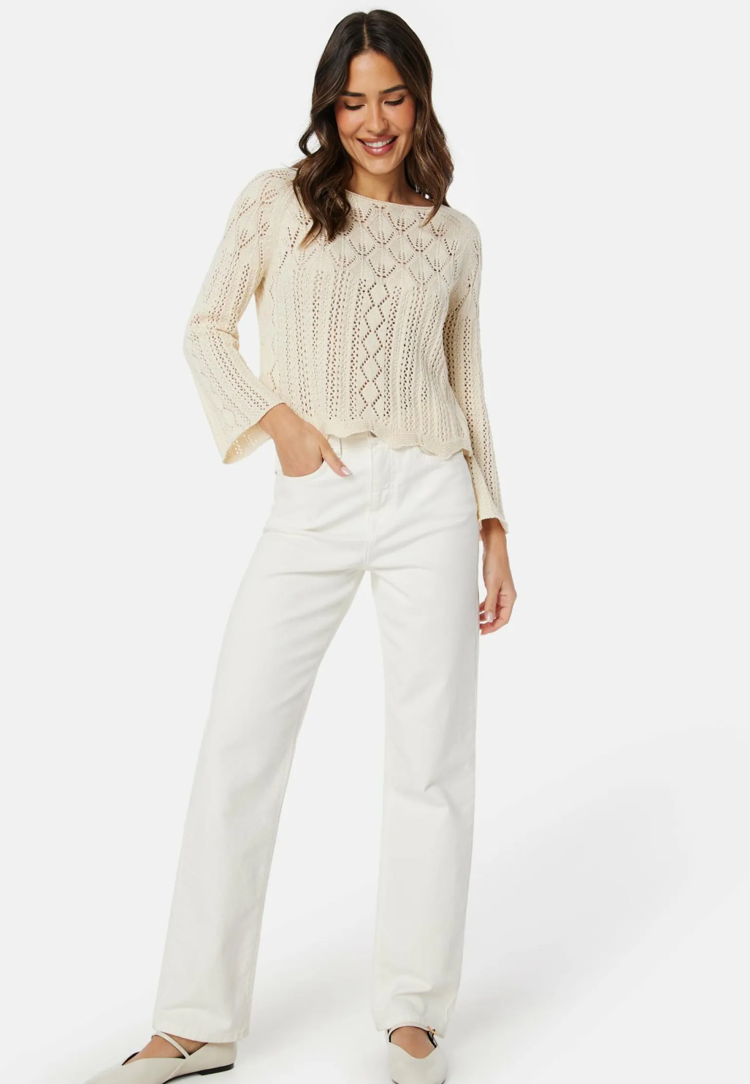 Vmginger 3/4 boatneck pullover