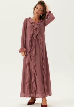 Vmholly Ls Flounce Ankle Dress