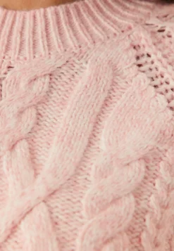Vmjada Ls O-neck Cable Pullover