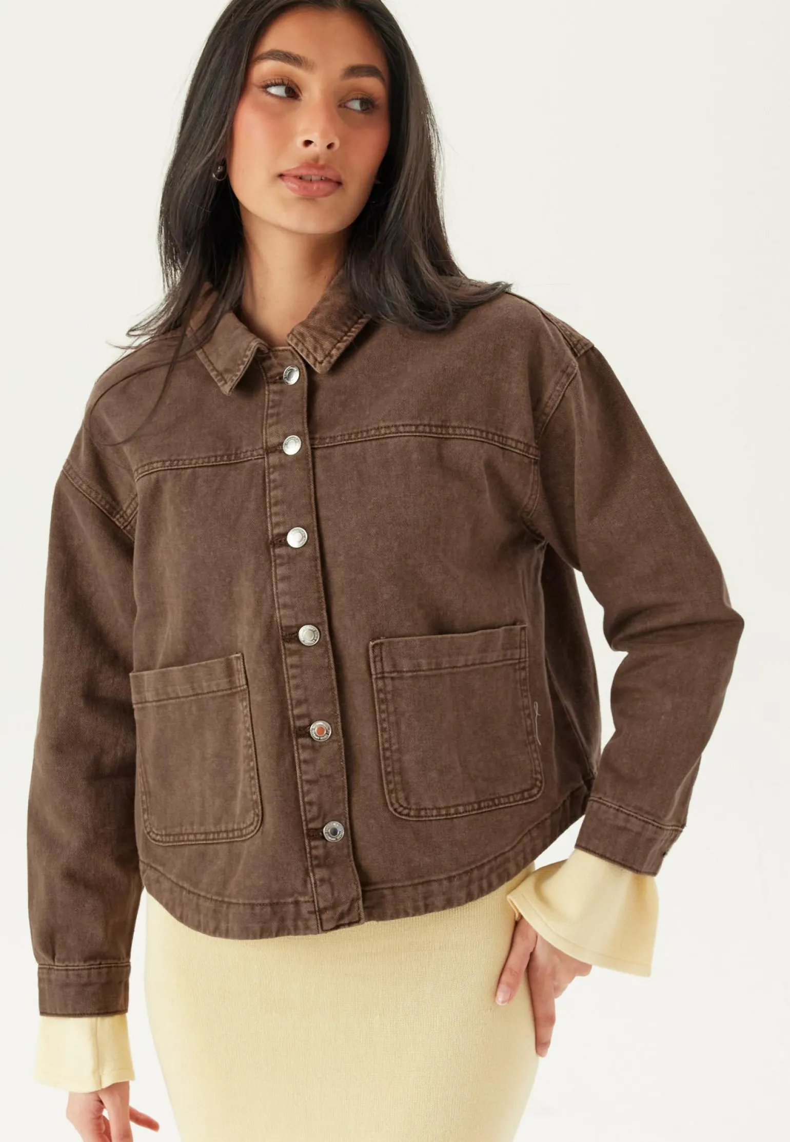 Vmjamie Ls Denim Shacket Mix N