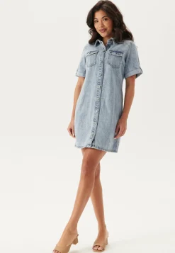 Vmjennie Ss Short Denim Dress