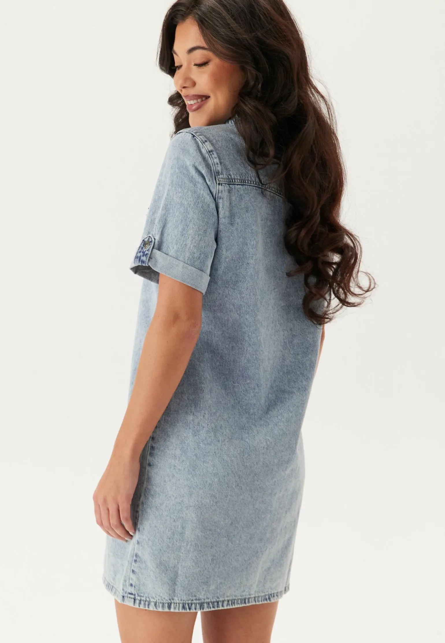 Vmjennie Ss Short Denim Dress