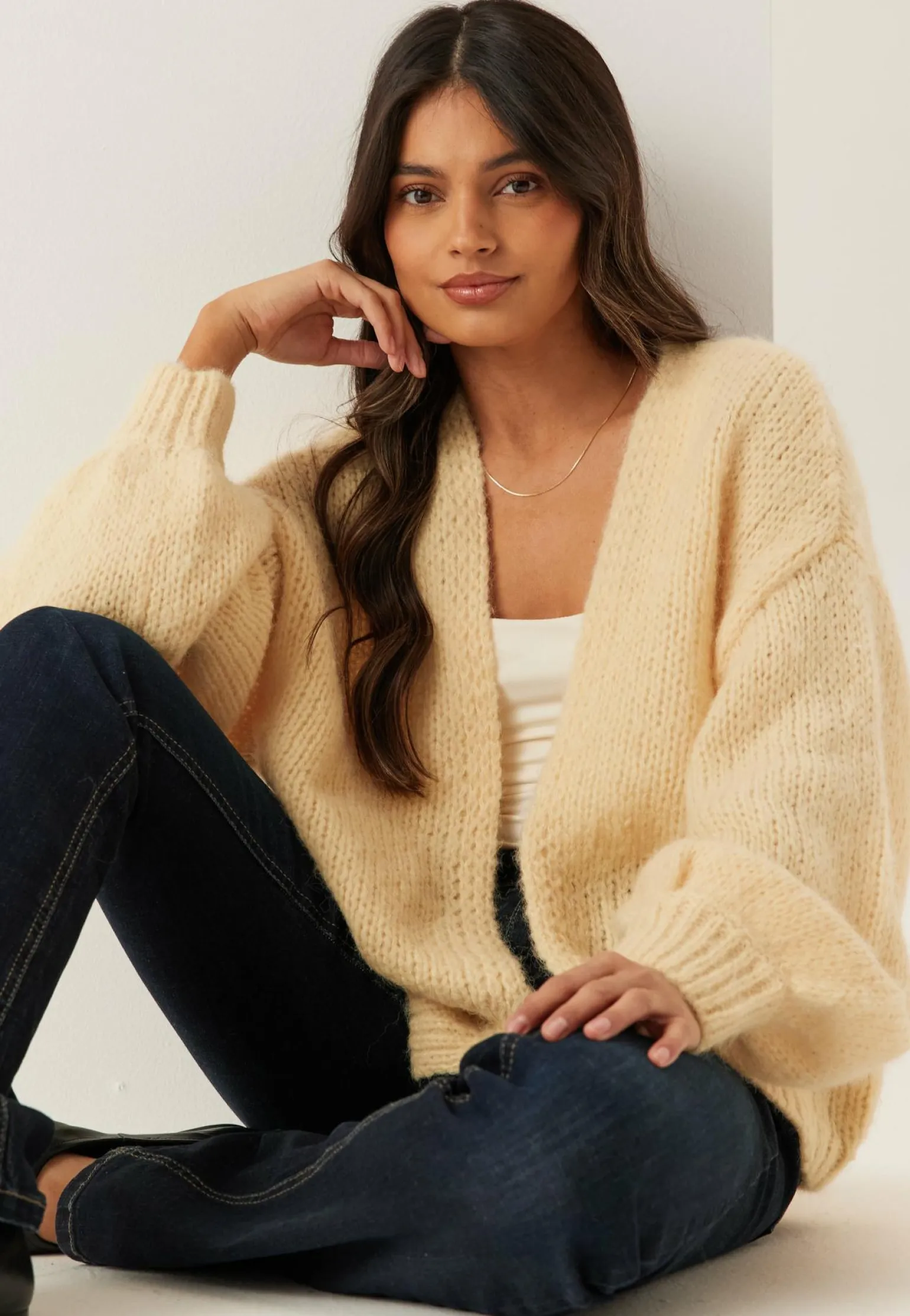 Vmmaybe Ls Open Cardigan