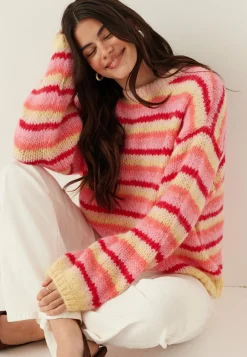 Vmmaybe Stripe Ls O-neck Pullover