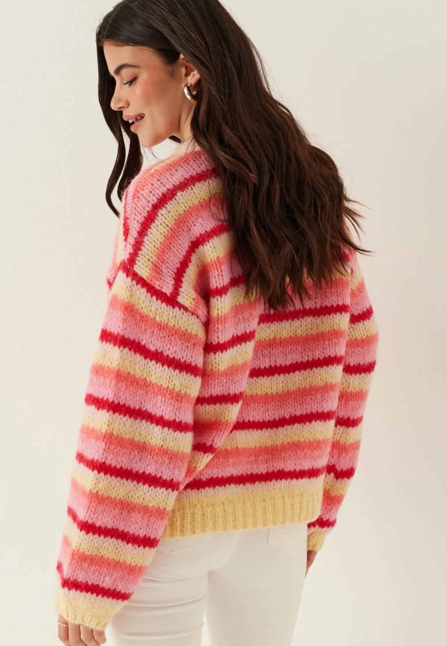 Vmmaybe Stripe Ls O-neck Pullover