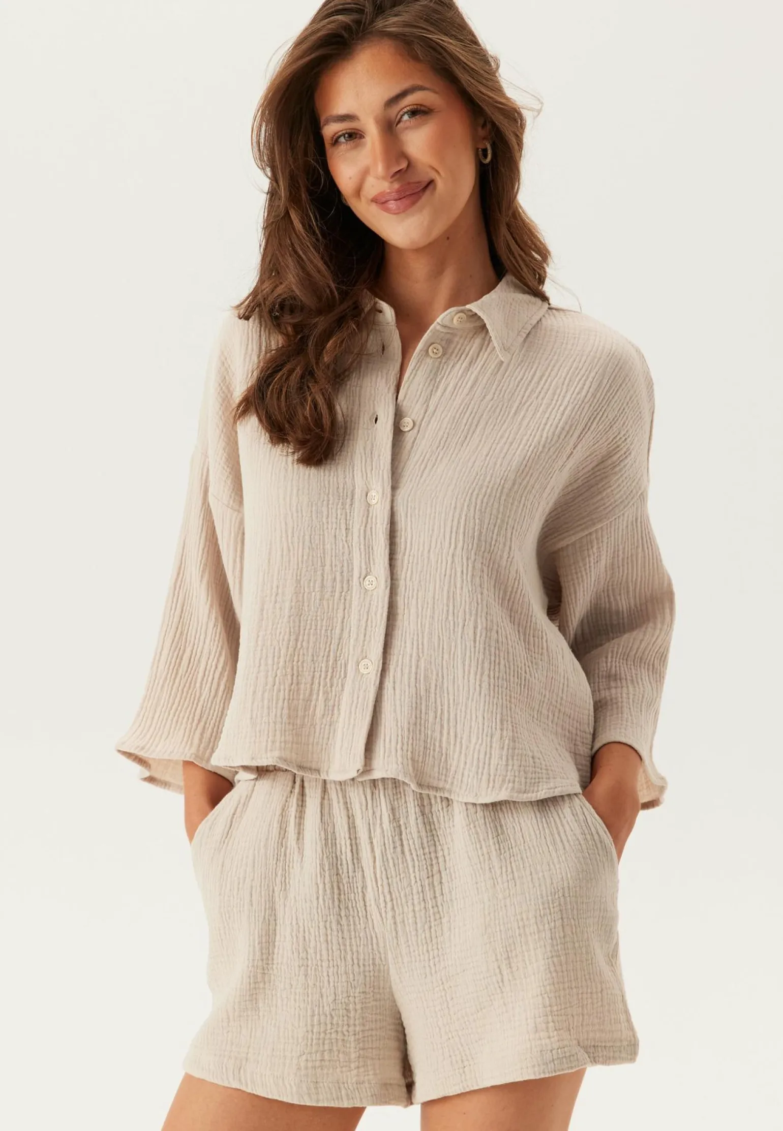 Vmnatali crop shirt