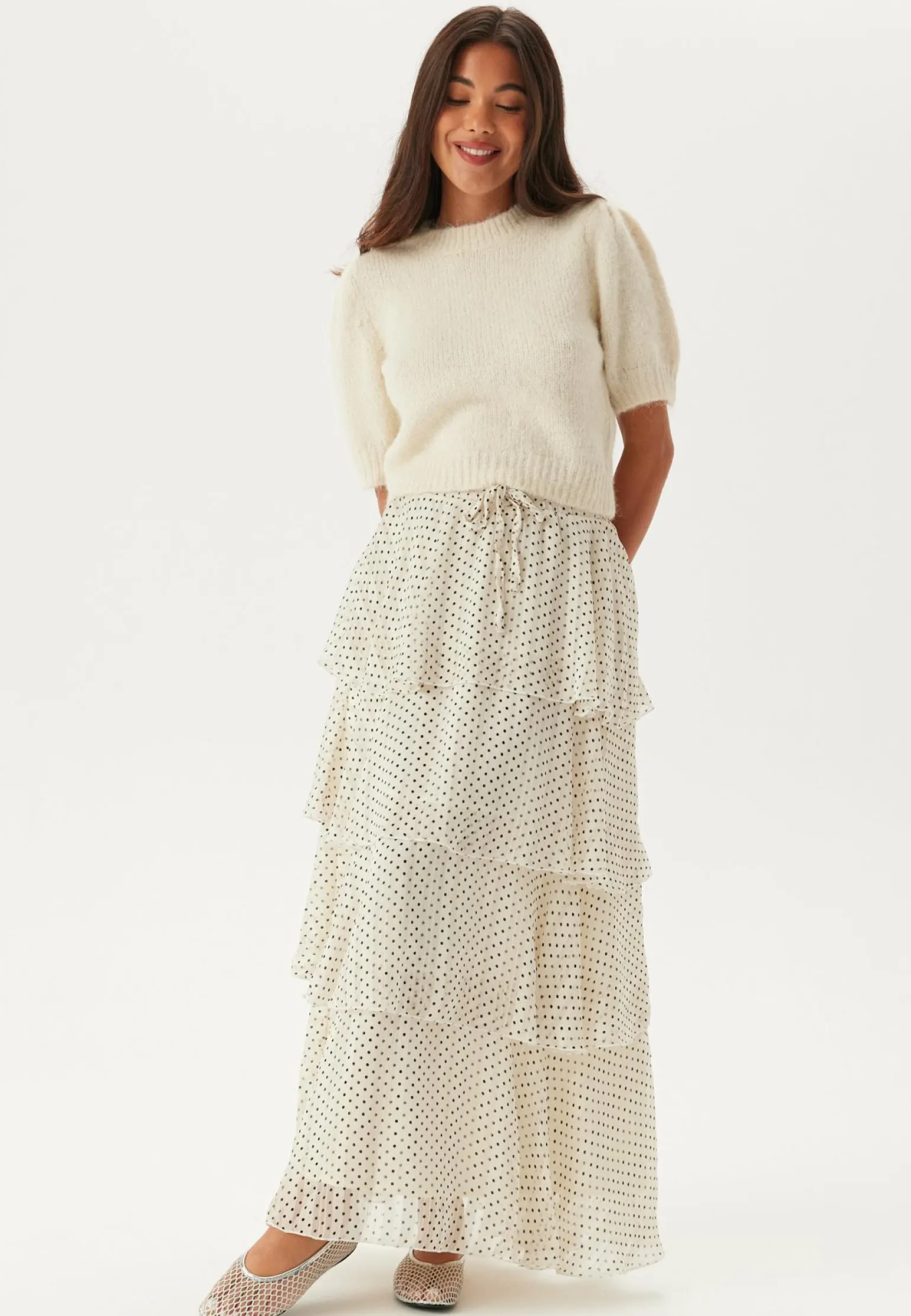 Vmnovah Ss O-neck Puff Pullove