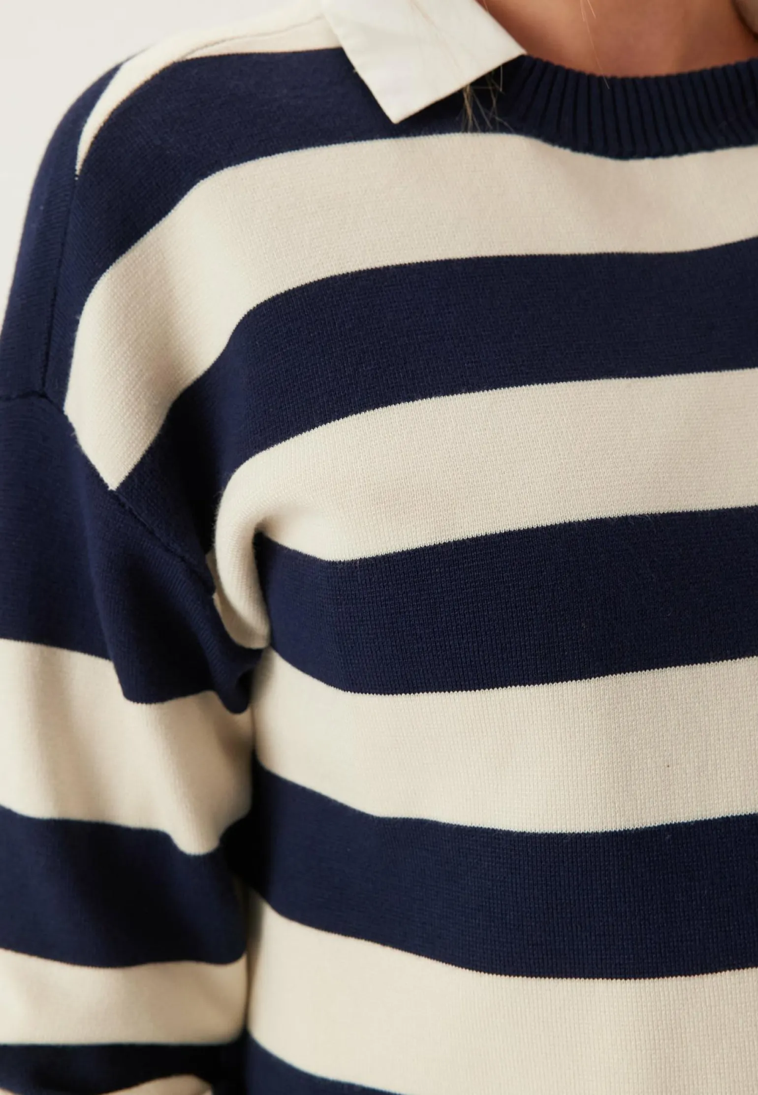 Vmsilje Ls O-neck Boxy Pullove