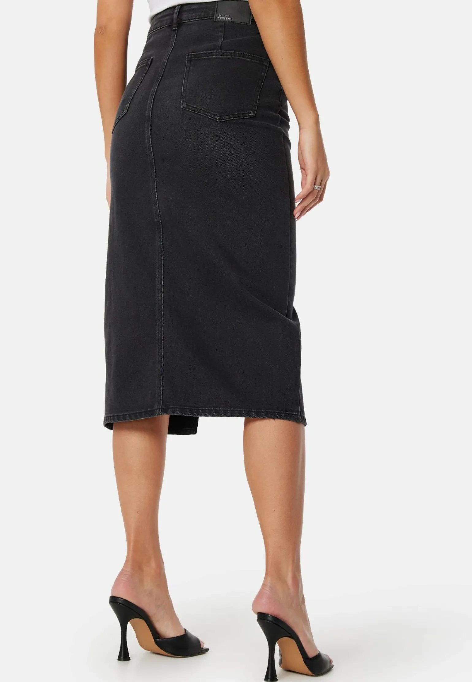 Vmveri High Rise calf denim skirt
