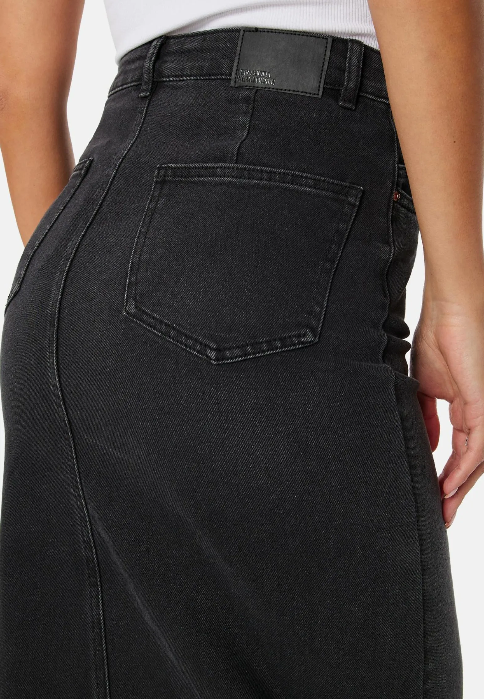 Vmveri High Rise calf denim skirt