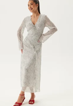 V-Neck Frill Dress