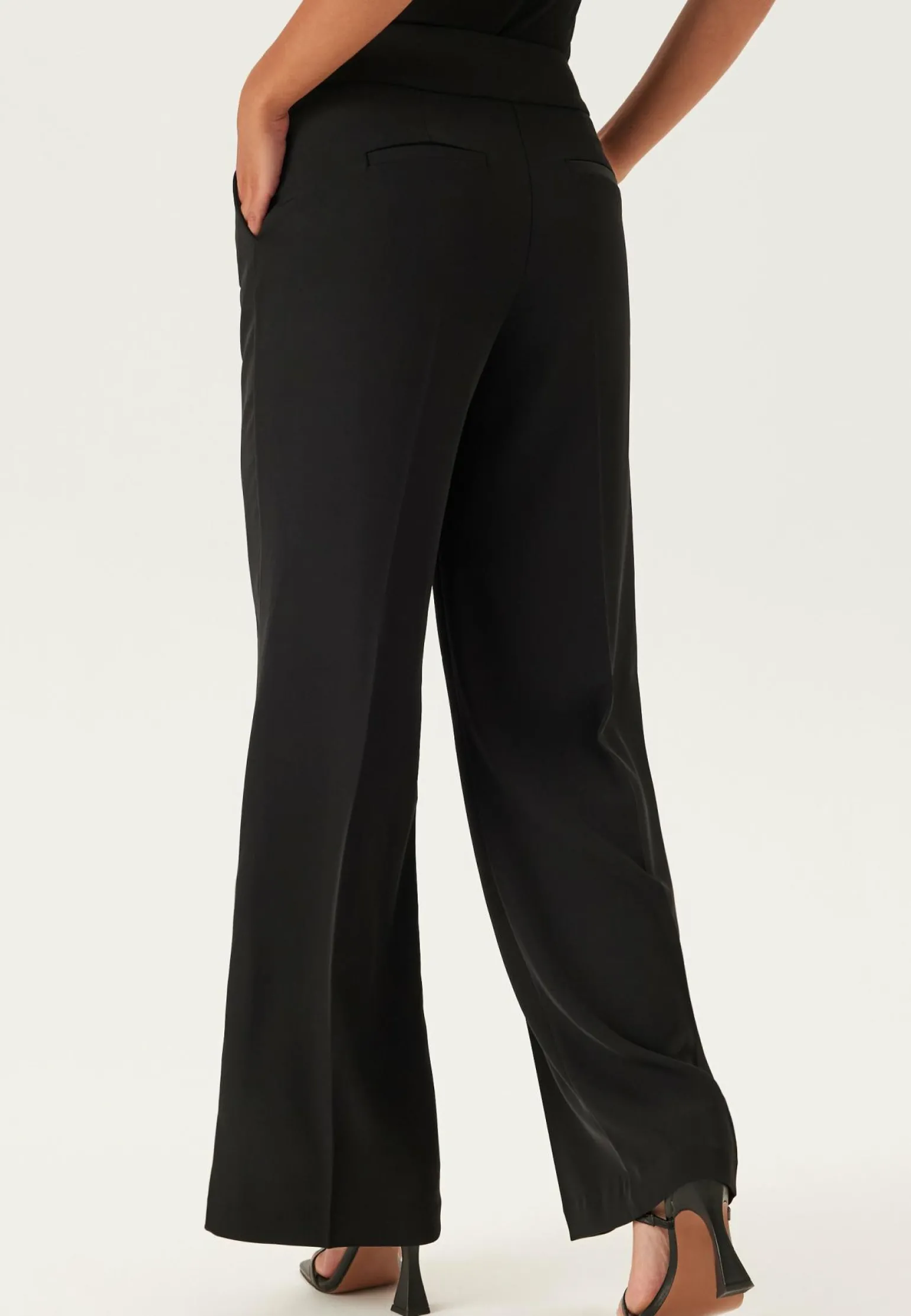 Wide Leg Adjustable Trousers