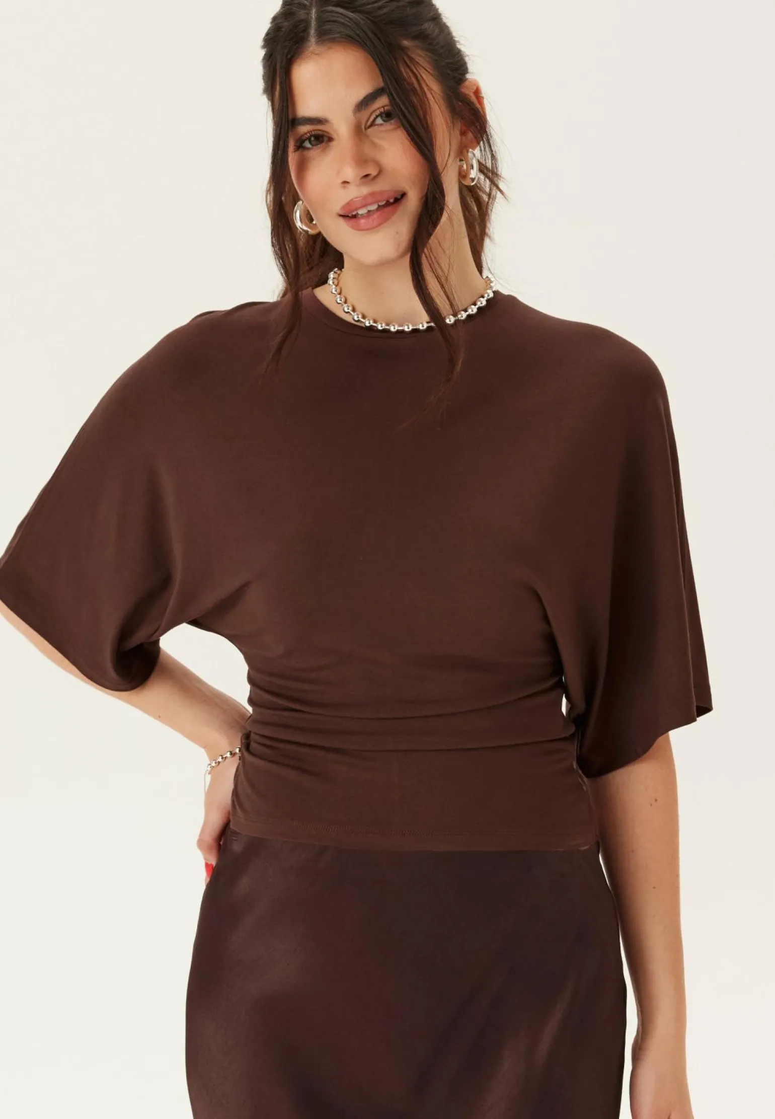 Wide Sleeve Fitted Tee