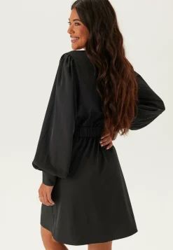 Wrap Satin Dress