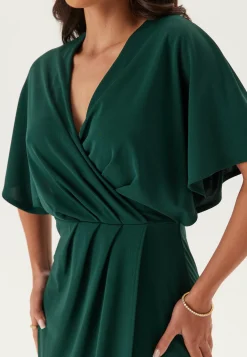 Wrap Slit Maxi Dress