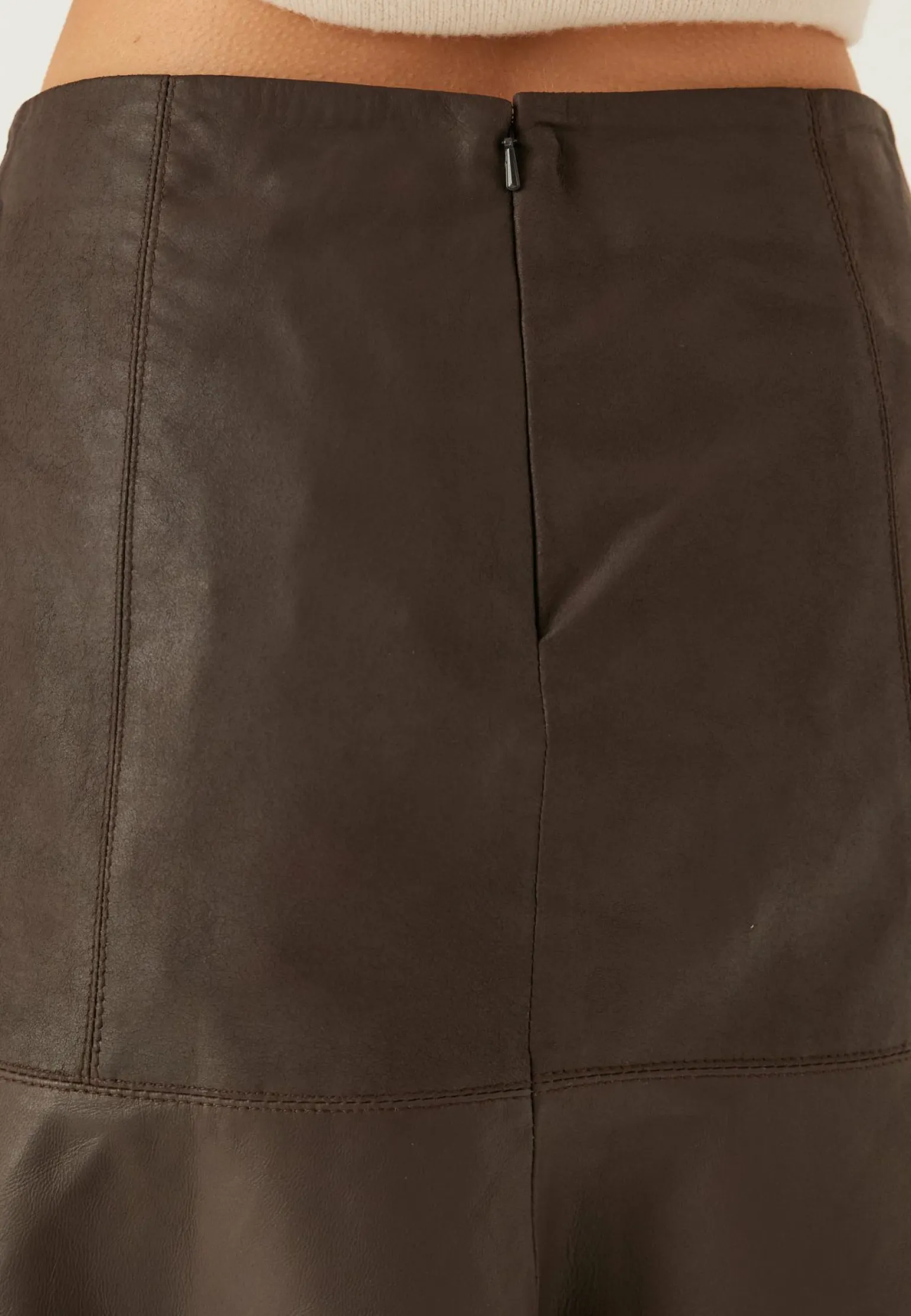 Yascolly Mw Naplon Leather Skirt